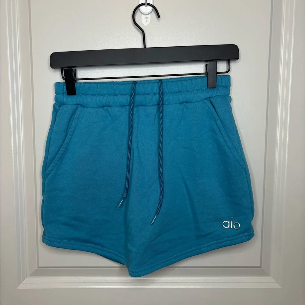 Alo Accolade high waisted sweat skirt blue/teal athletic size XXS